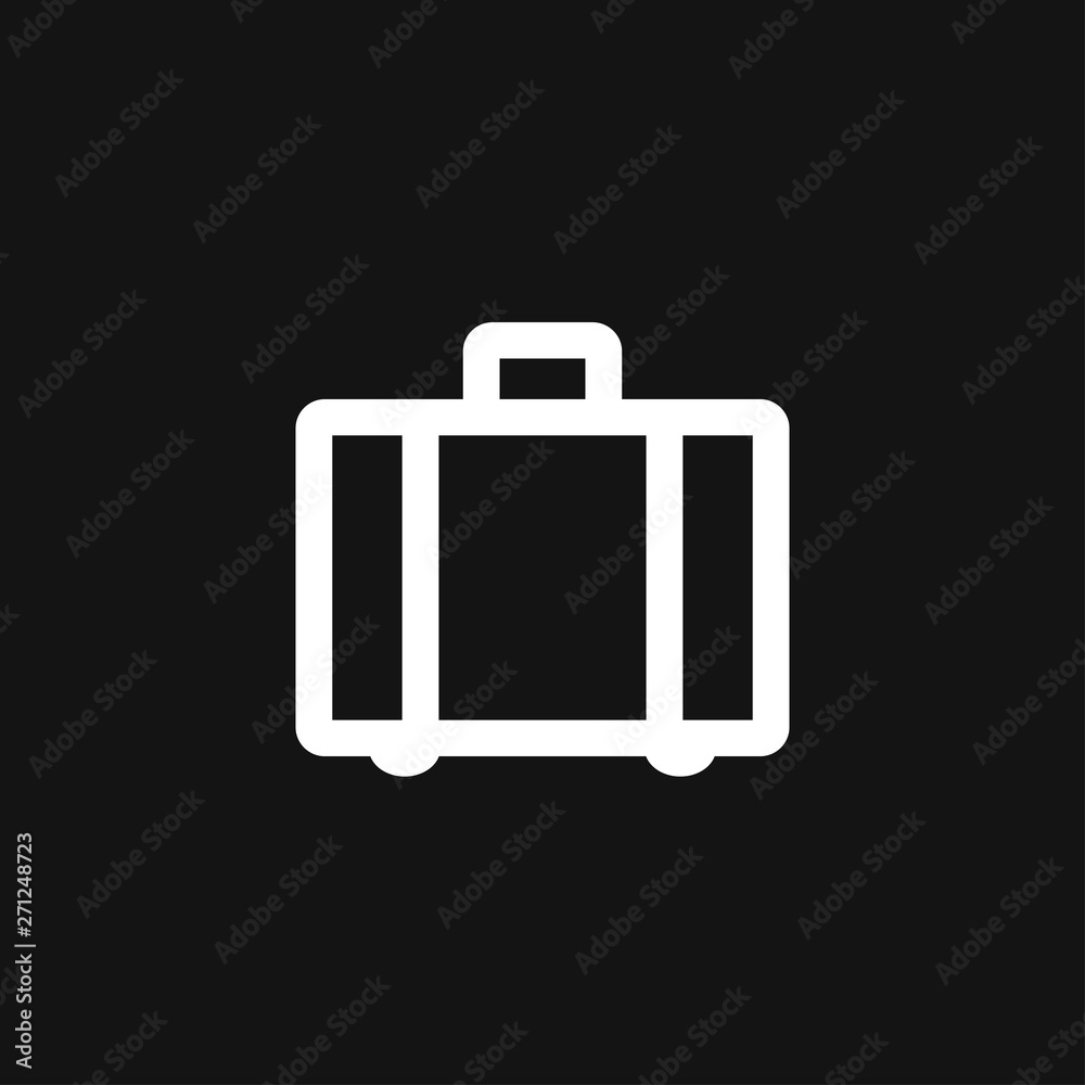 Travel bag icon vector sign symbol for design Travel bag icon vector sign symbol for design