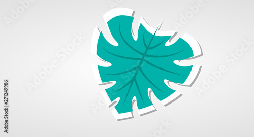 Green nature leaf Suitable for ping