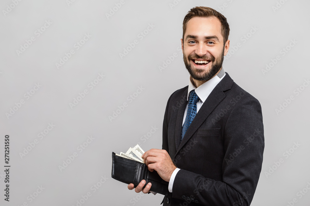 Attractive young businessman wearing suit Attractive young businessman wearing suit