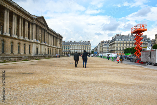 Photos PARIS, FRANCE -MAY 25, 2019 - The Colonnade of Claude Perrot is the most eastern facade of the Louvre Palace in Paris
