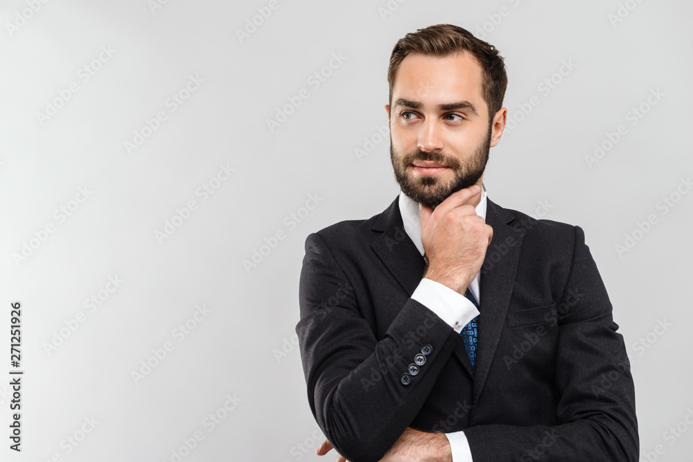 Attractive young businessman wearing suit Attractive young businessman wearing suit