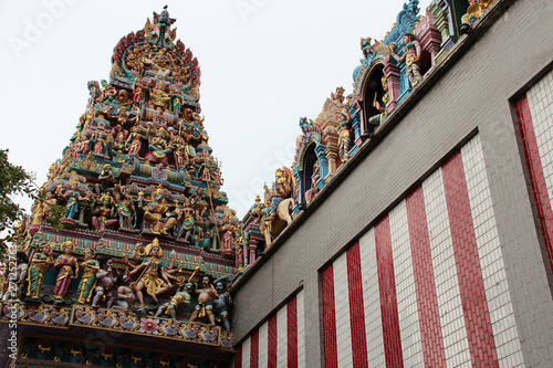 hindu temple (Sri Veeramakaliamman) in Singapore photo