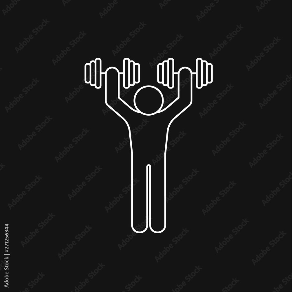 Weight Icon vector sign symbol for design Weight Icon vector sign symbol for design