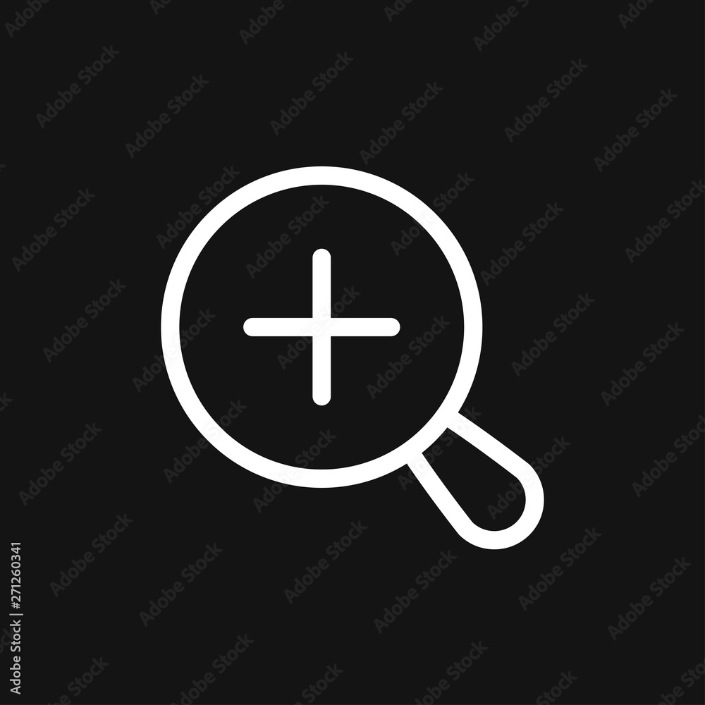 Zoom icon vector sign symbol for design Zoom icon vector sign symbol for design