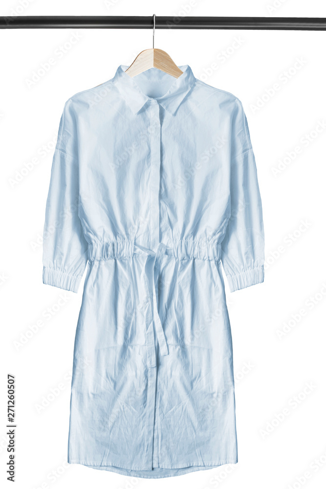Dress on hanger isolated Dress on hanger isolated