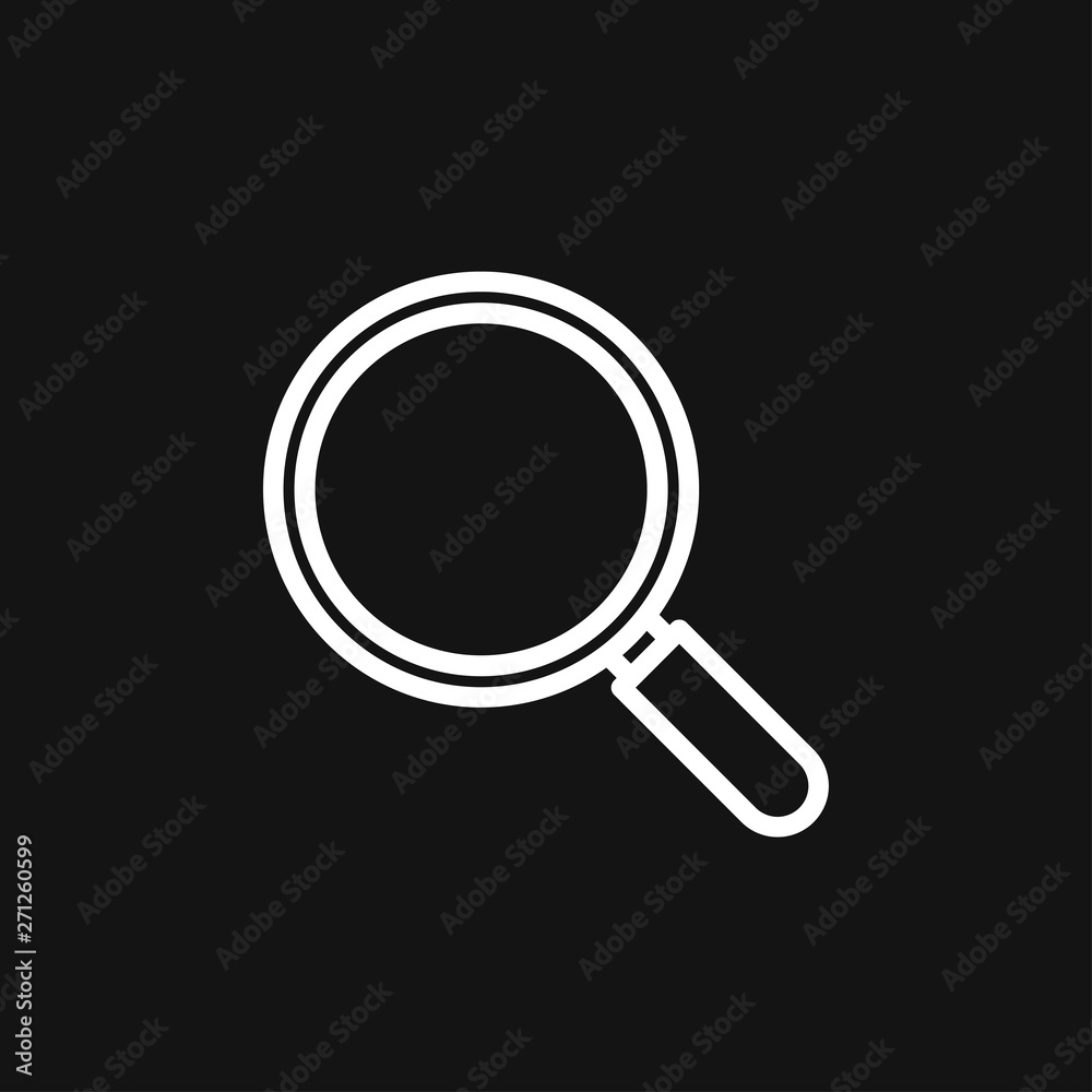 Zoom icon vector sign symbol for design