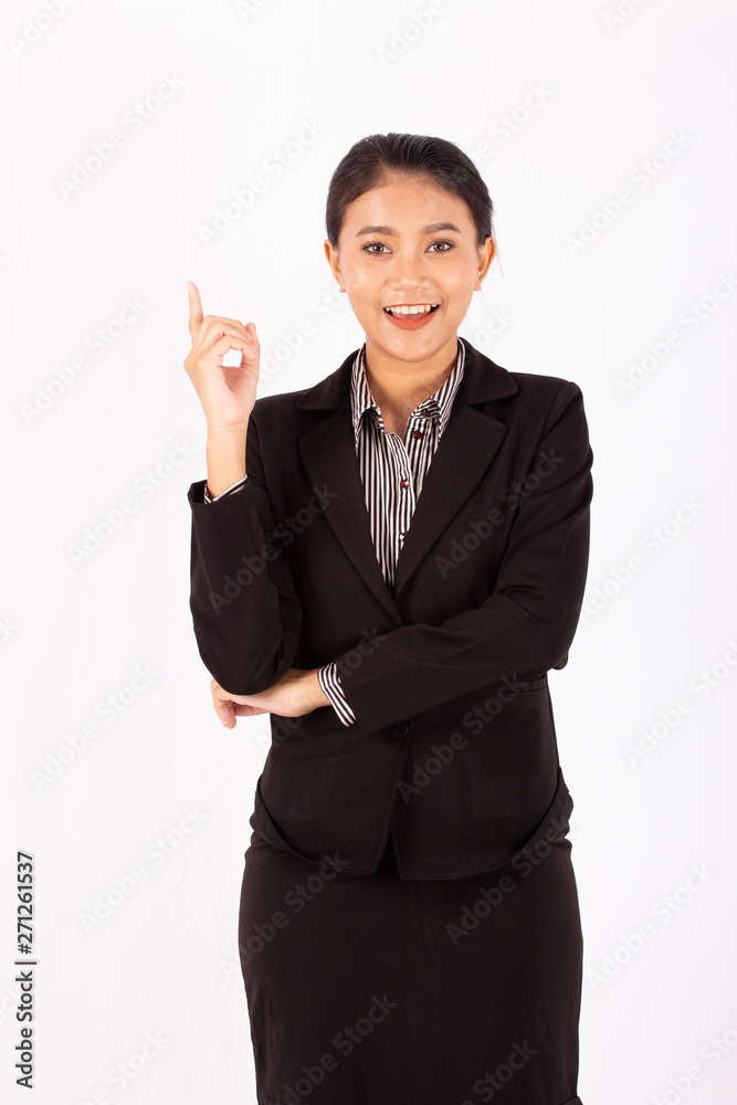 Portrait asian beauty business woman isolated white background. Portrait asian beauty business woman isolated white background.