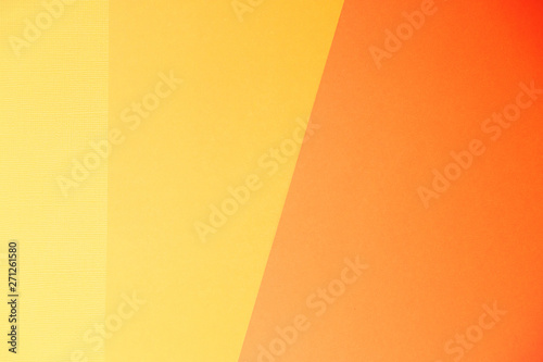 top view layout of a blank piece of paper colorful greeting card background with copy space. Pattern the concept of minimal geometry.