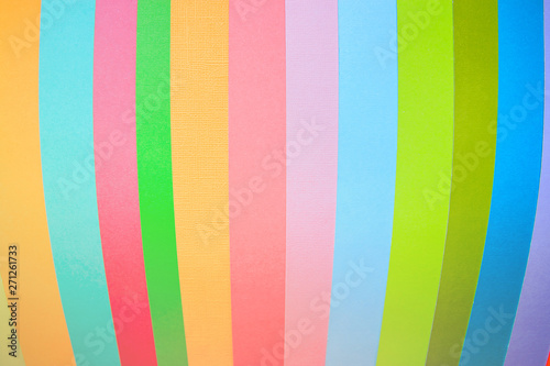 top view layout of a blank piece of paper colorful greeting card background with copy space. Pattern the concept of minimal geometry.