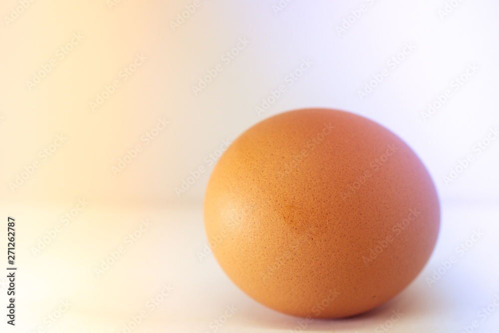 egg on white background with light effect egg on white background with light effect