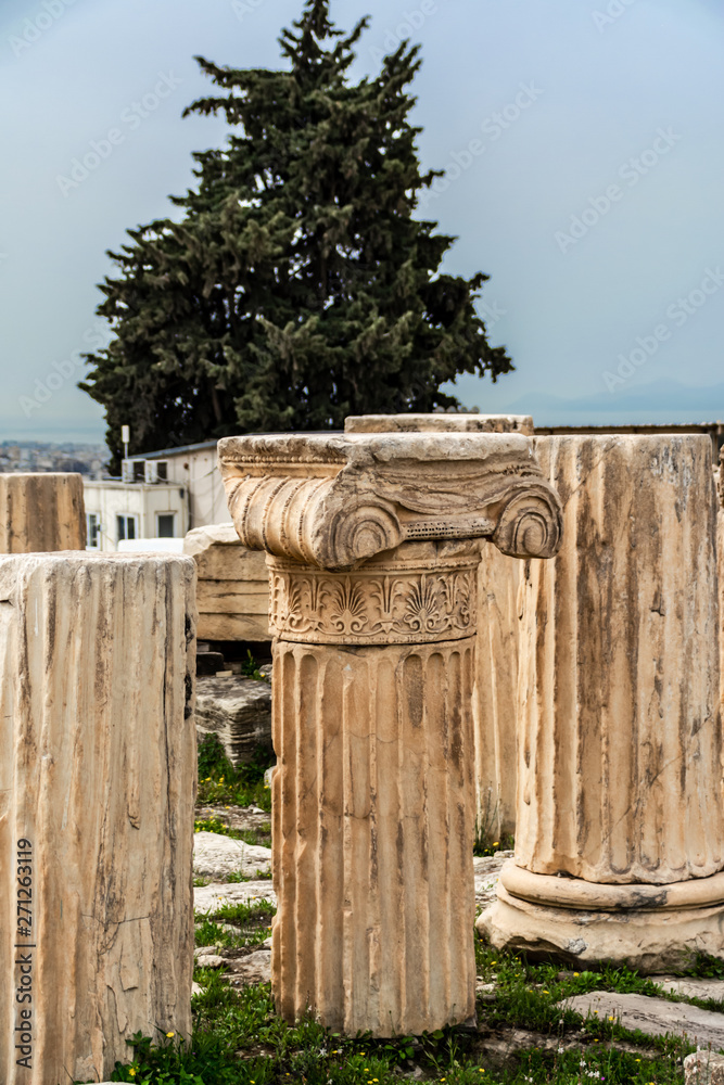 Fototapeta premium temples ruins of Ancient Greece civilization