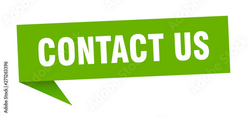 contact us 3d speech bubble sign