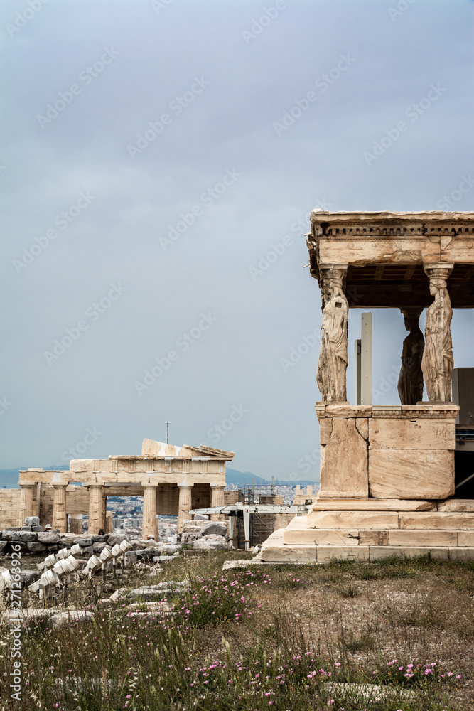 Temples ruins of Ancient Greece civilization