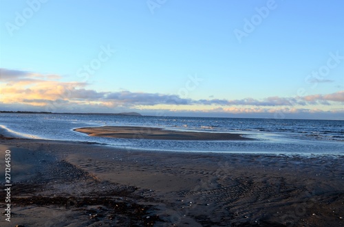 the scandinavian sea with island at dorn