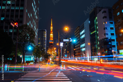 city life and traffic in Tokyo  Japan