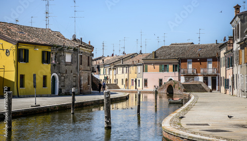 Comacchio, Emilia Romagna, Italy. 