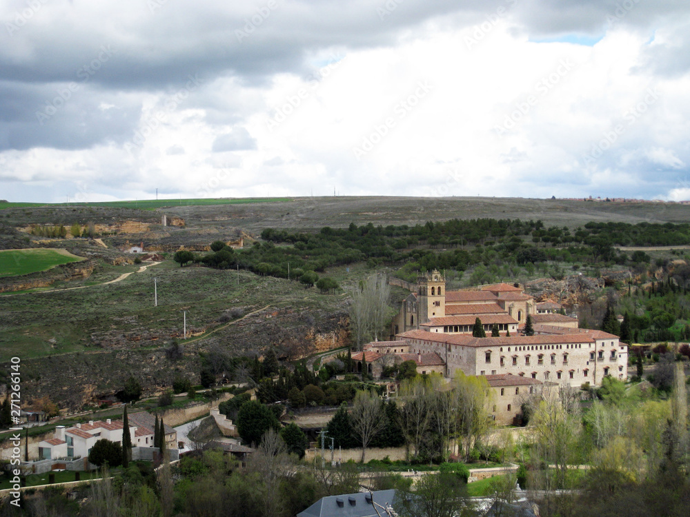 panoramic view of the old castle
