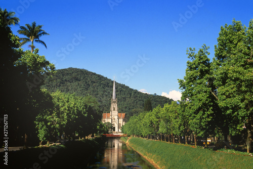 Obraz na płótnie Brazil, Rio de Janeiro, Petropolis Cathedral w salonie