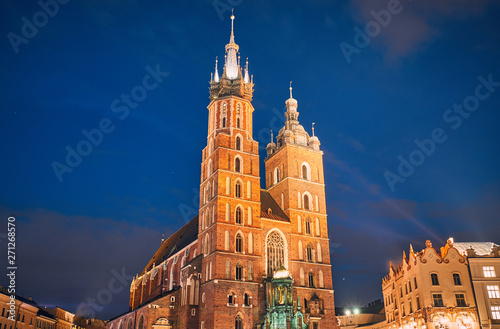 St. Mary's Basilica. Krakow, Poland. © badahos
