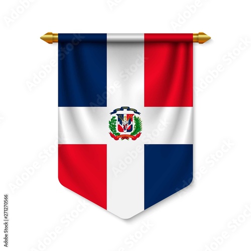 Free Download 3d realistic pennant with flagn - GFXLoad