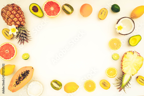 Summer diet, fresh fruits