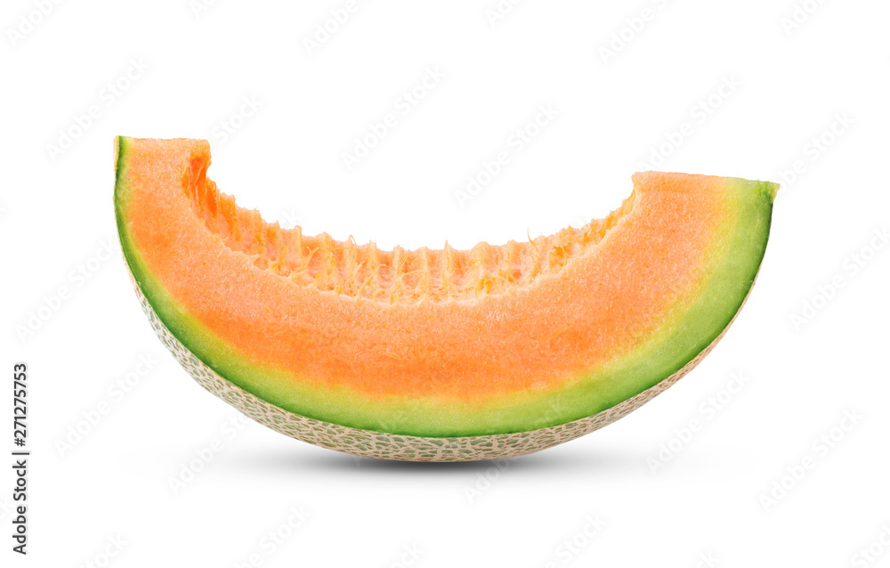 cantaloupe melon isolated on white background . full depth of field cantaloupe melon isolated on white background . full depth of field