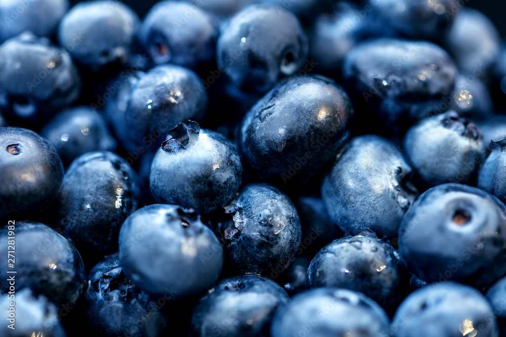 Viele Blaubeeren oder Heidelbeeren, Beeren Hintergrund Viele Blaubeeren oder Heidelbeeren, Beeren Hintergrund
