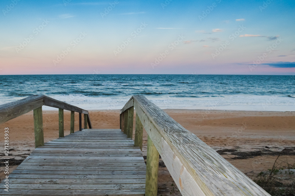 Beach Boardwalks and Sunsets