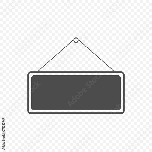 Empty Hanging sign icon