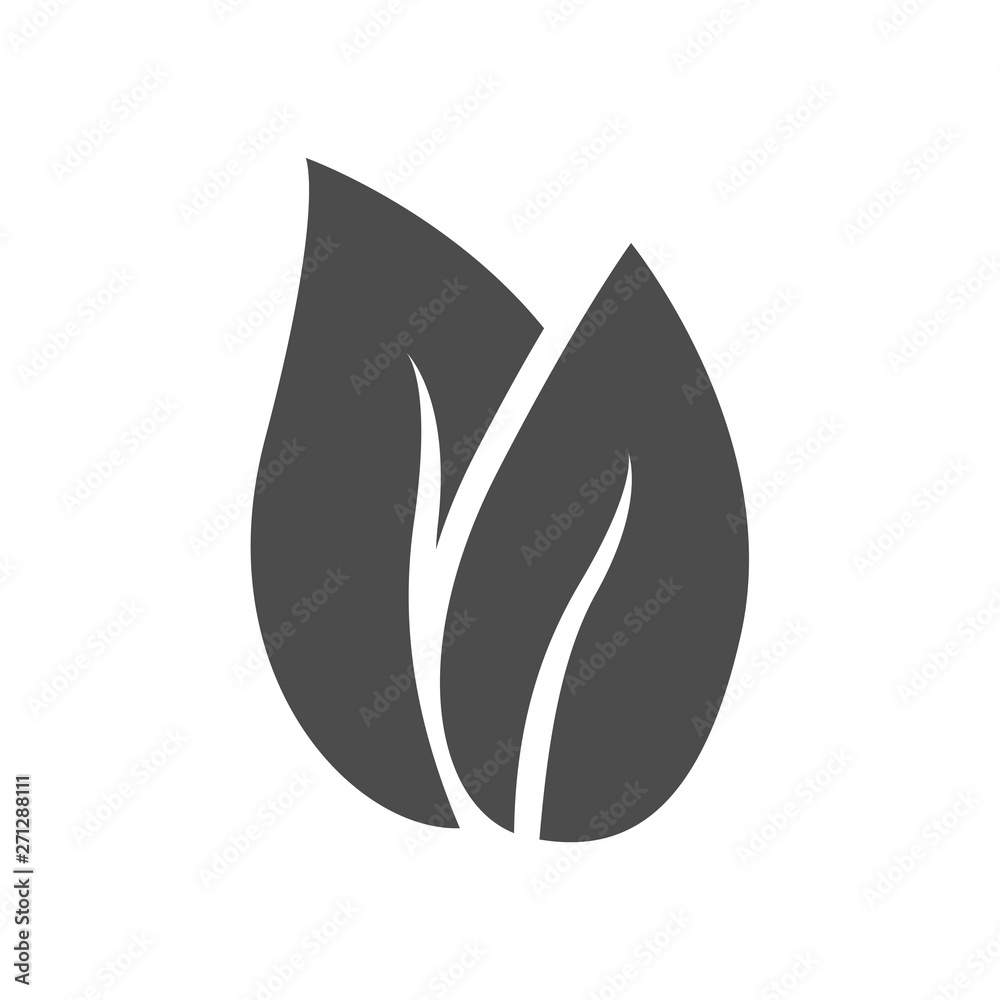 Leaf vector icon Leaf vector icon