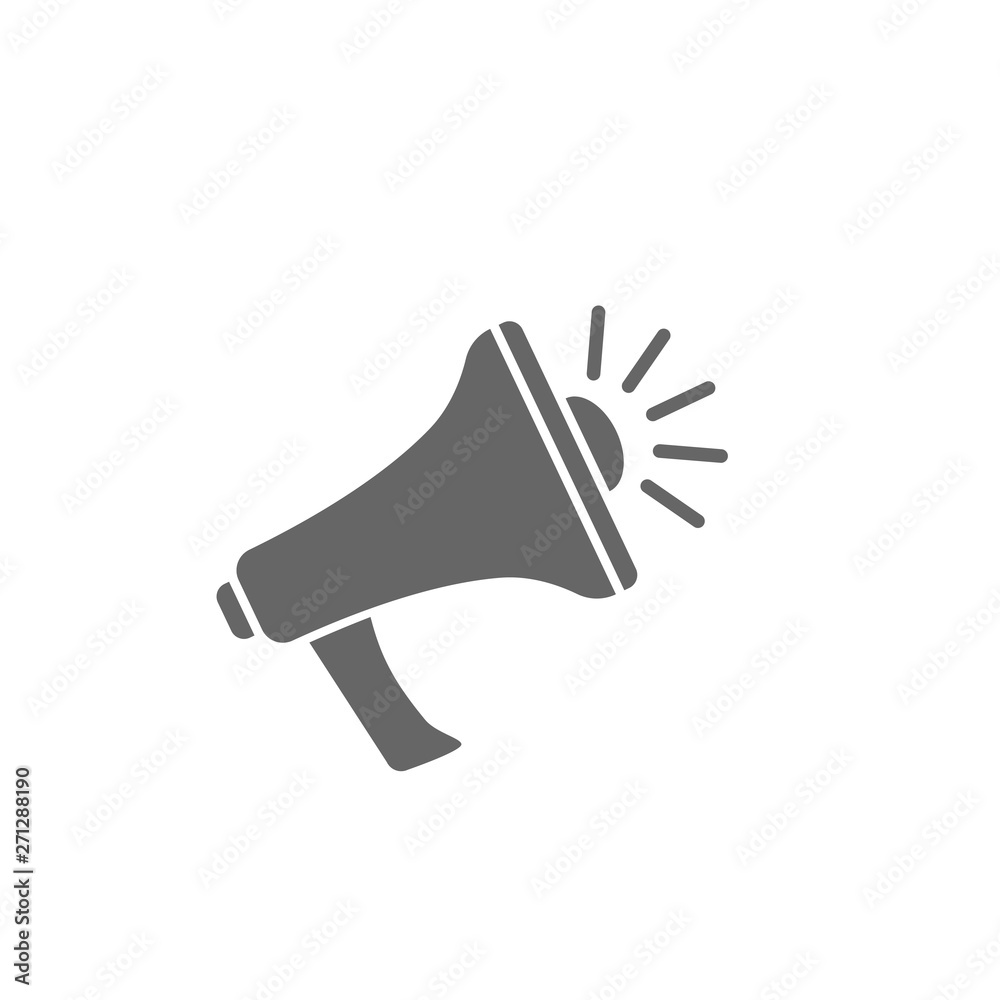 Megaphone vector icon Megaphone vector icon