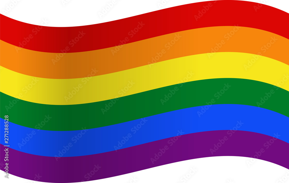 Bandera del arcoiris por LGTB. Bandera del arcoiris por LGTB.