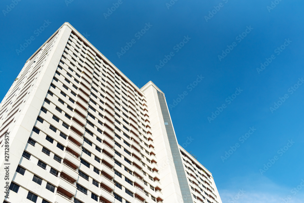 New modern condo or apartment building New modern condo or apartment building