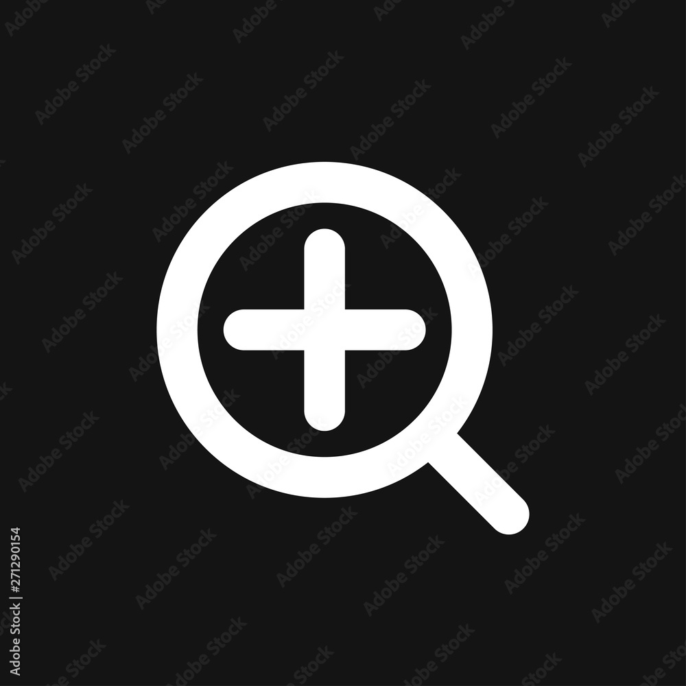 Zoom icon vector sign symbol for design Zoom icon vector sign symbol for design