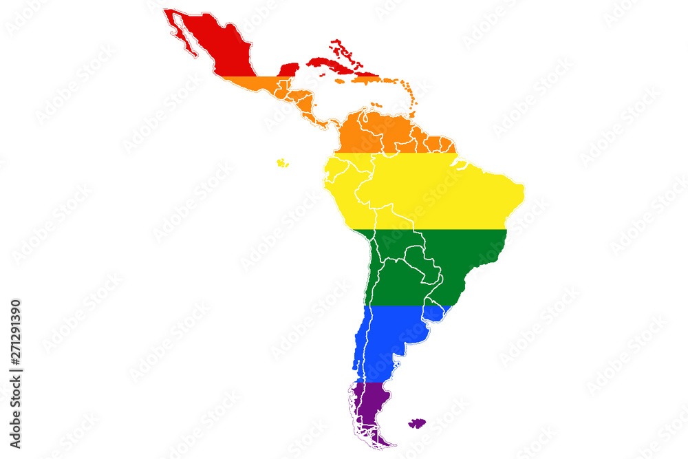 Mapa De Latinoamerica Con Banderas My Xxx Hot Girl 2305