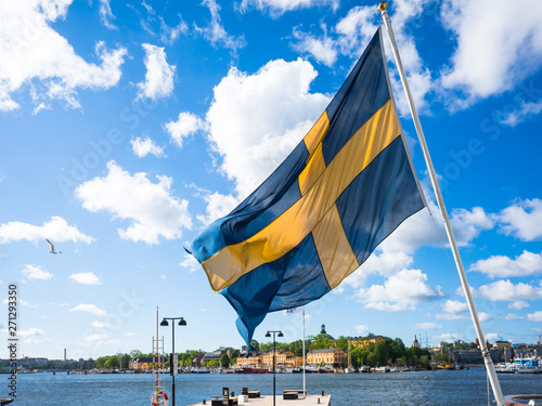 Canvas Print Swedish Flag