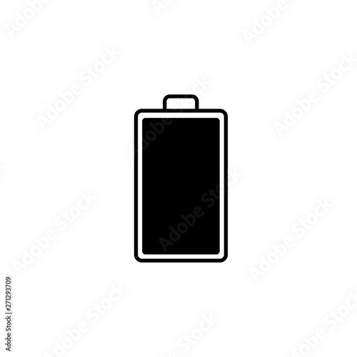 Battery Icon Vector flat design style