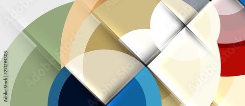 Circular geometrical design template