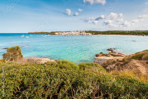 Es Grau Village in Minorca, Spain.