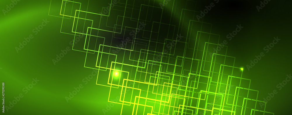 Shiny neon techno template. Neon lines background, 80s style laser rays Shiny neon techno template. Neon lines background, 80s style laser rays