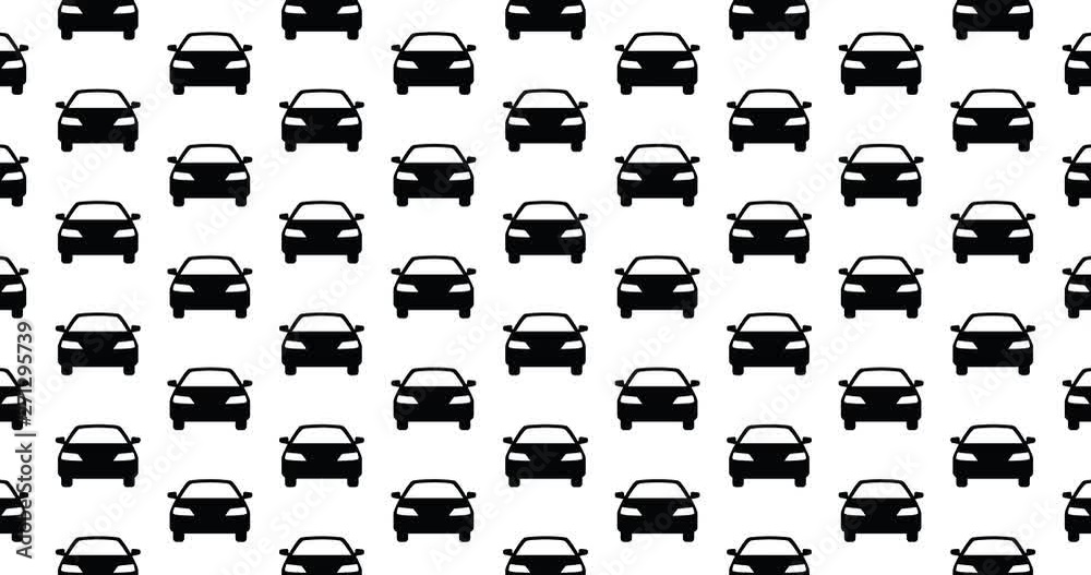 Car background clip motion backdrop video in a seamless repeating loop. Black and white automotive themed car automobile icon pattern white background high definition motion video clip Car background clip motion backdrop video in a seamless repeating loop. Black and white automotive themed car automobile icon pattern white background high definition motion video clip