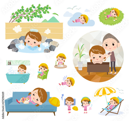 Nursery school girl_relax