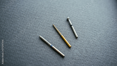 Fotografie Dental bur tools close-up