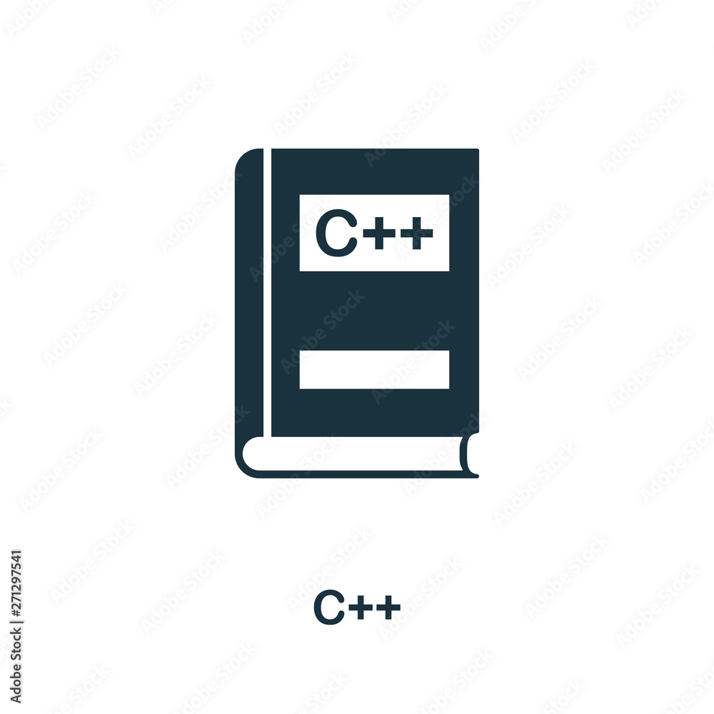 C++ icon. Creative element design from programmer icons collection ...