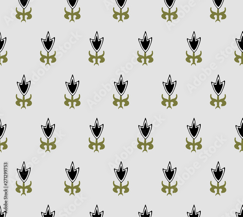 simple vector design pattern tiny elements flower