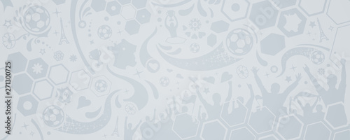 ARRIÈRE-PLAN GRIS FOOTBALL FRANÇAIS