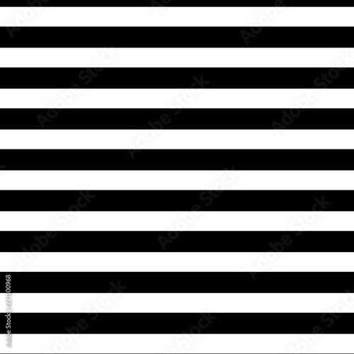 Striped seamless pattern with horizontal line. Black and white fashion graphics design. Strict graphic background. Retro style. Template for wallpaper, wrapping, textile, fabric. Vector Illustration.