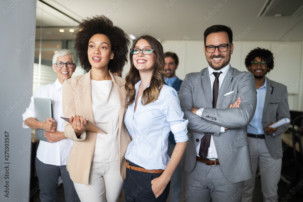 Corporate business team and manager in a meeting Corporate business team and manager in a meeting