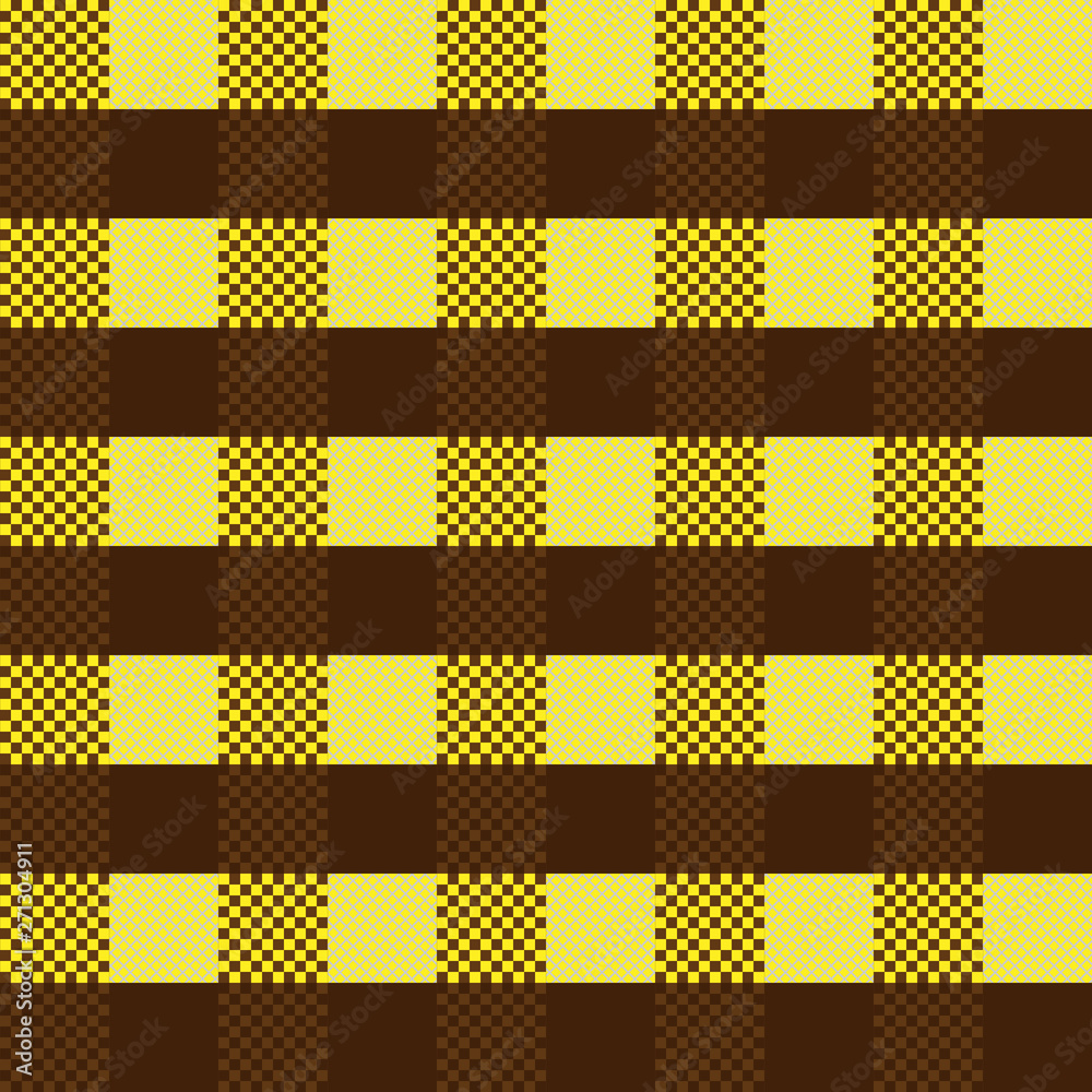 Brown  and yellow checkered background