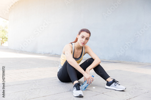 Woman Looking Tired After Workout